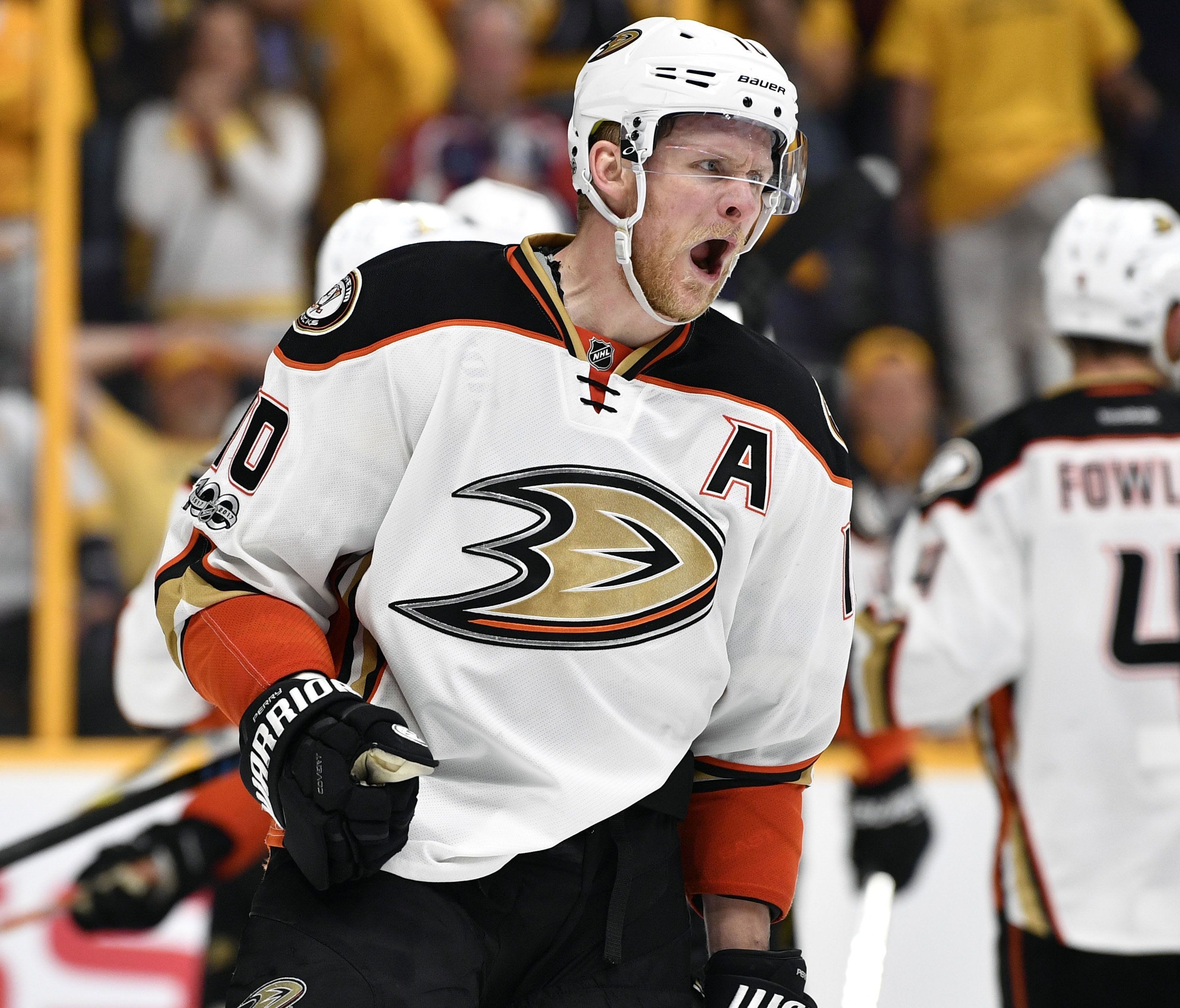 Corey Perry tied the Western Conference finals with his overtime winner.