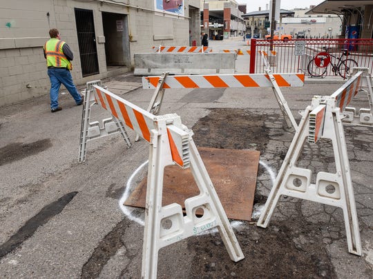 Vault Collapse Closes Alley In Downtown St Cloud