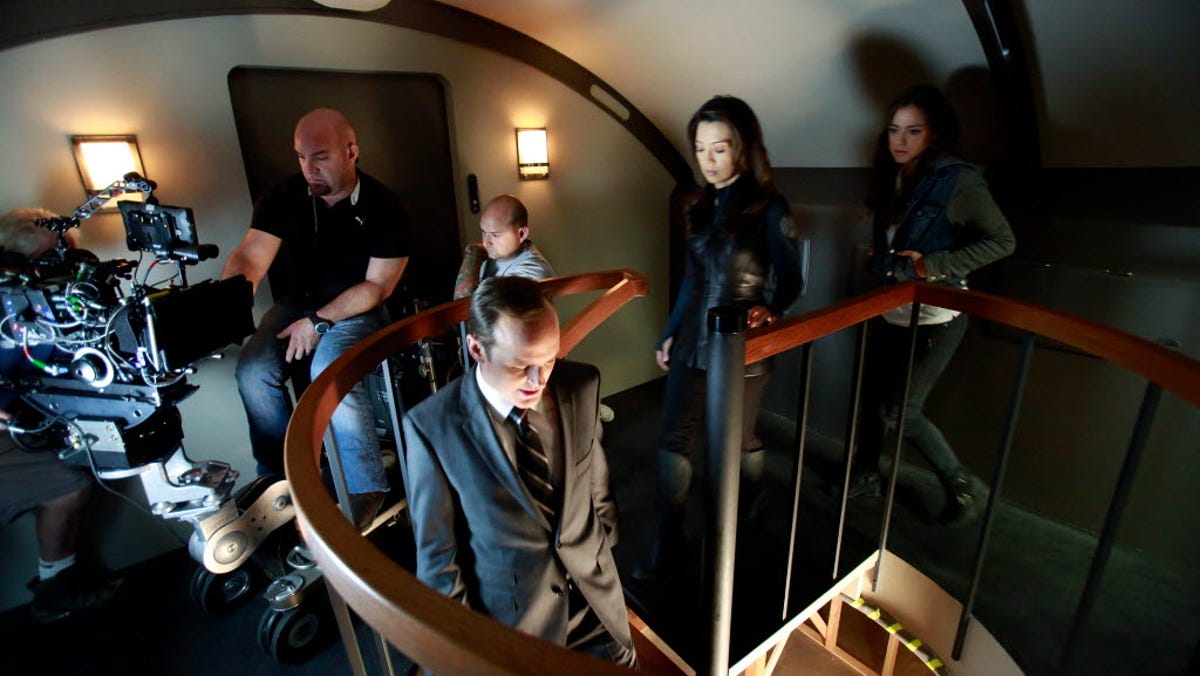 Plane Not Simple On Set With Agents Of S H I E L D
