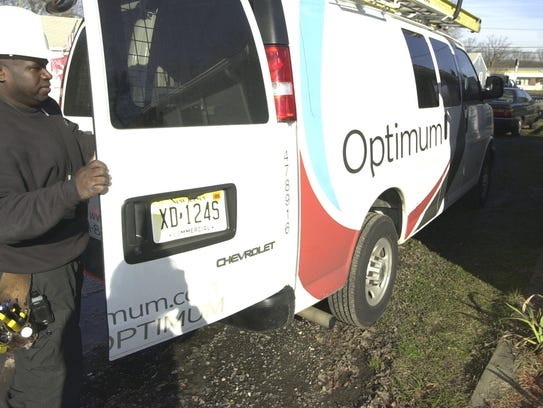 An Optimum worker is seen in this file photo.
