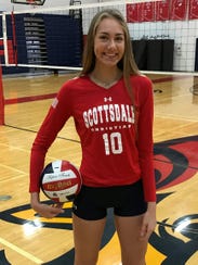 Lauren Ohlinger, Scottsdale Christian volleyball player.