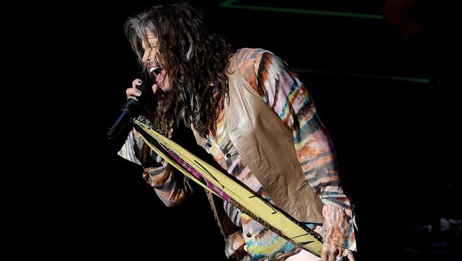 Singer Steven Tyler performs during his "Out on a Limb" tour at the Dolby Theatre on July 5, 2016 in Los Angeles.