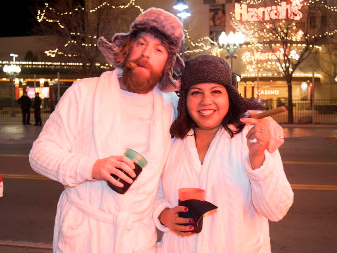 Ho Ho Ho! The annual Santa Crawl kicked off on Saturday,