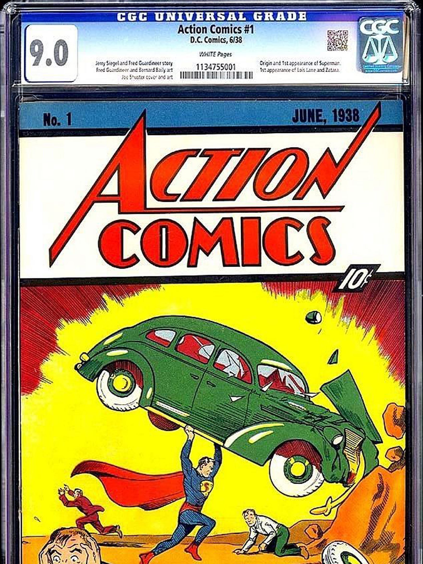 Copy Of Action Comics No 1 Sells For 3 21 Million