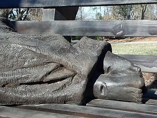 Homeless Jesus Sculpture Gets Downtown Home June 28