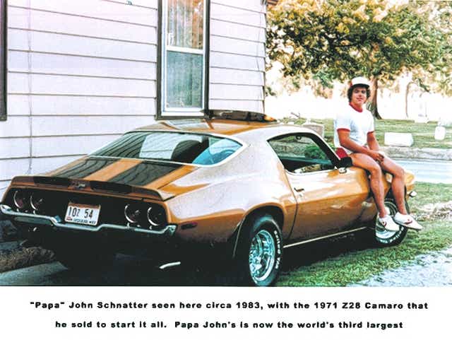 Papa John S 1971 Camaro How Much Did John Schnatter Pay