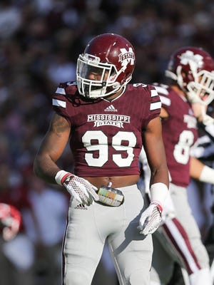 Mississippi State safety Jamal Peters wore No. 99 to honor Keith Joseph Jr. last season.