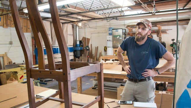This Greene & Greene-style dining room chair may vault furniture-maker Brian Brace into the big time, he believes.
