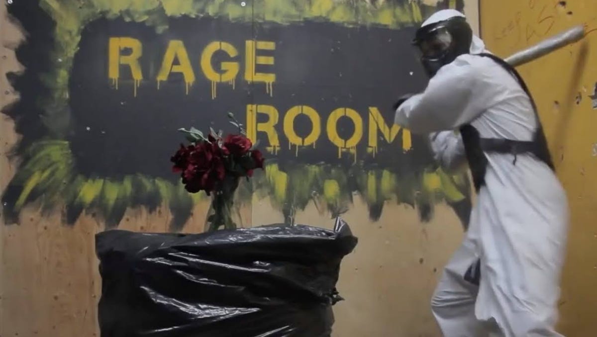 Escape Room Zone in Madison Heights has rage room