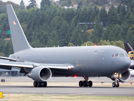 Boeing's KC-46 tanker antecedent earnings to Boeing Field
