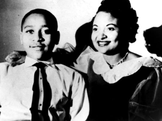 This undated family photograph taken in Chicago, shows Mamie Till Mobley and her son, Emmett Till, whose lynching in 1955 became a catalyst for the civil rights movement.