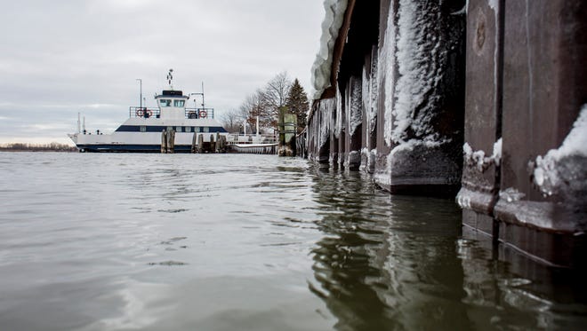 Algonac voters will be asked March 8 to approve a ballot proposal that would lease this section of seawall to the U.S. Coast Guard for 20 years. If passed, the U.S. Coast Guard would repair the seawall and boardwalk and would reopen the area to the public by the end of the year.