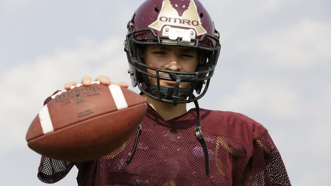Omro quarterback Spencer Potratz is a 3-year starter for the football team.
