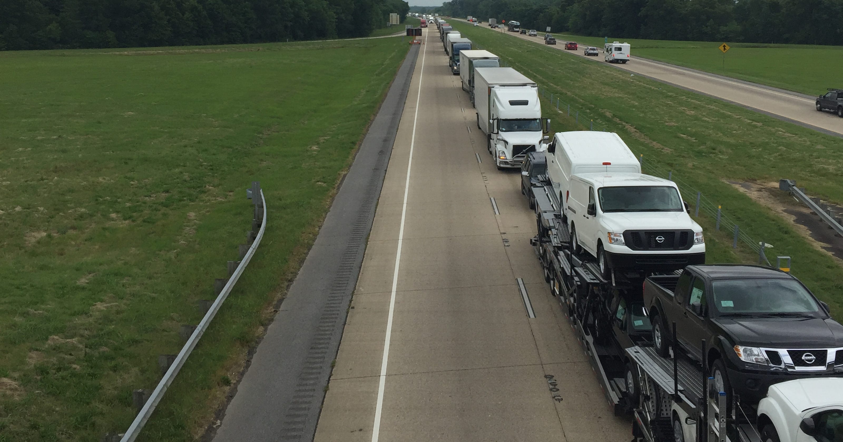 Multicar pileup on I20 westbound in Richland