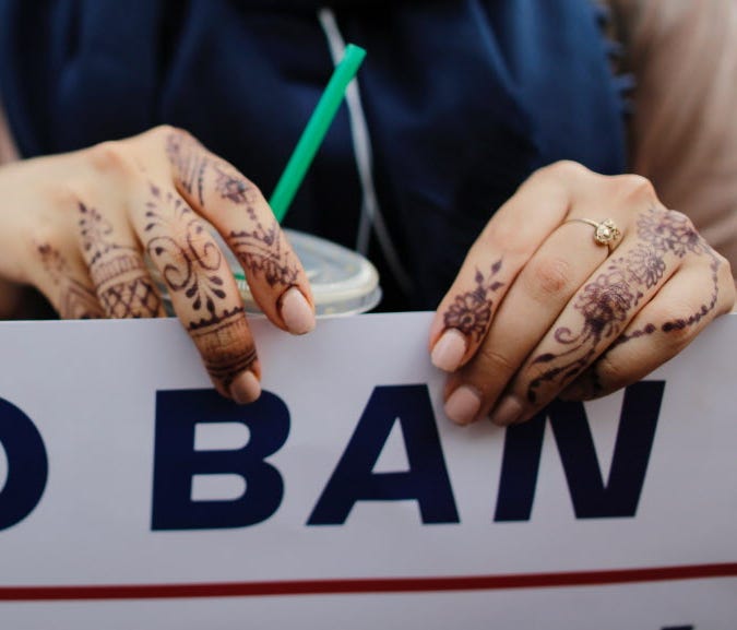 Protest on June 29, 2017, in New York.