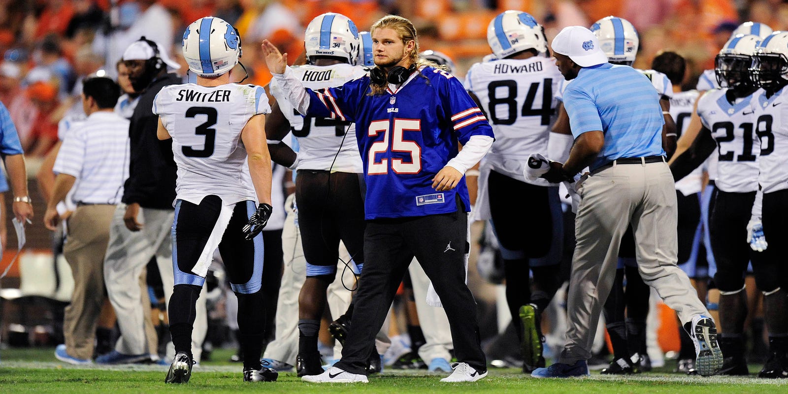 Caleb Pressley Is Unc S Morale Coach