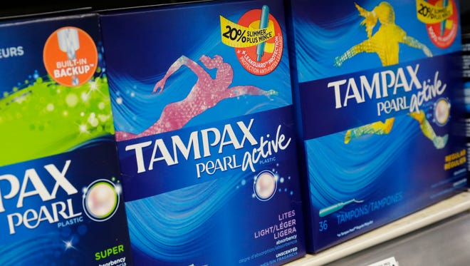 Boxes of tampons.