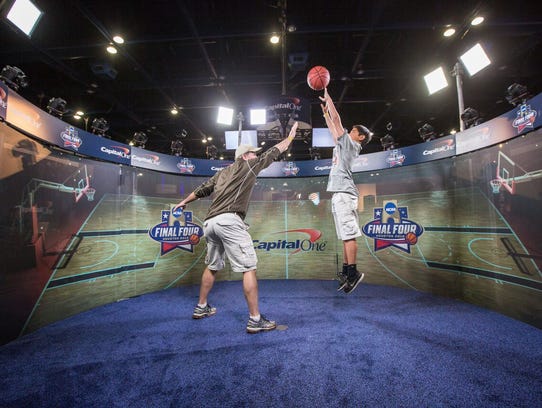 The Final Four Fan Fest is designed to engage toddlers