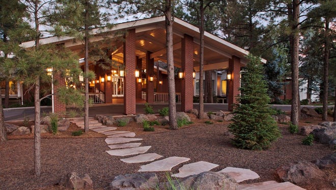 The Little America Hotel in Flagstaff includes walking trails in 500 acres of pine forest, a playground and an outdoor pool and hot tub.