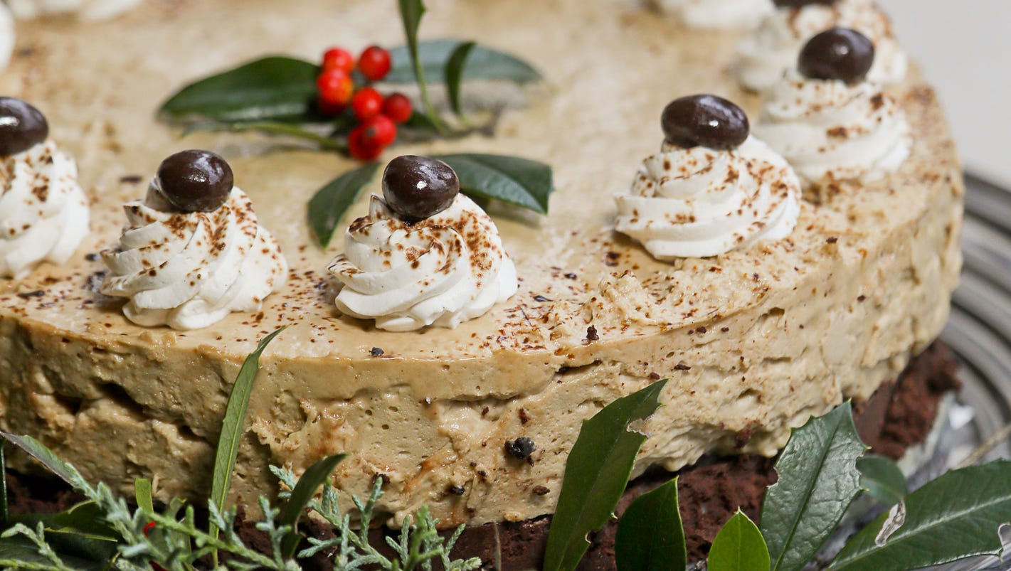 Black Bottom Cappuccino Mousse Cake Porcini