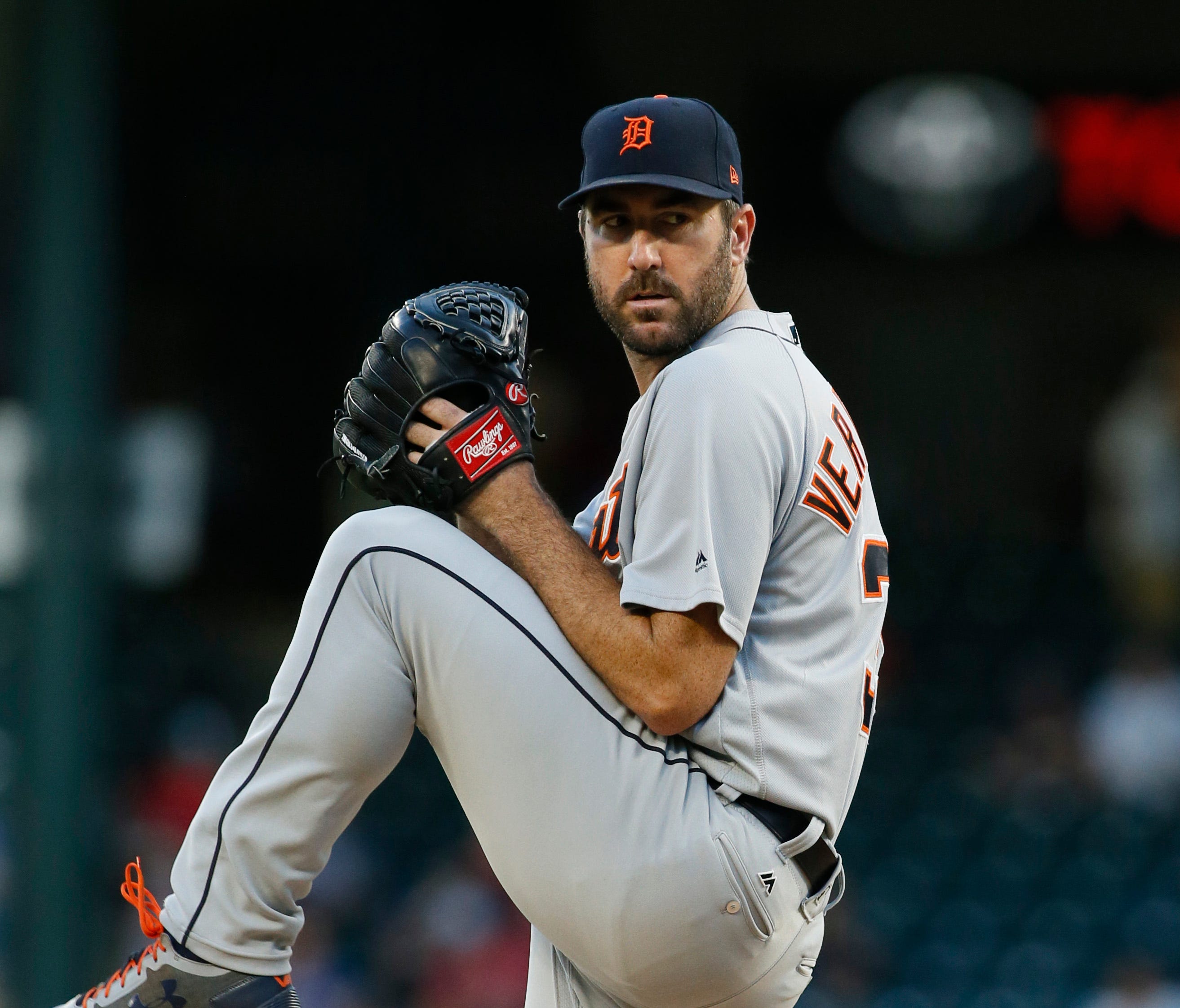 Justin Verlander has spent his entire 13-year career with the Tigers.