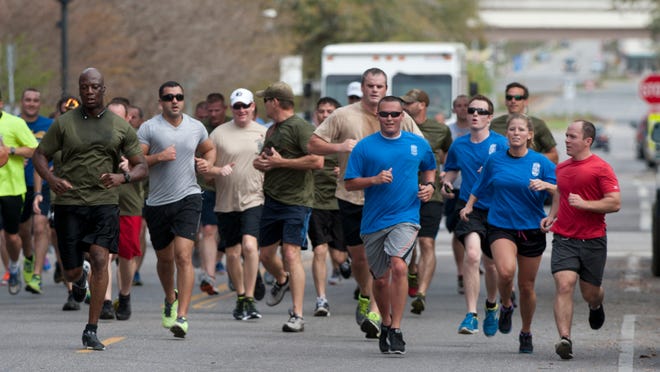 Area Law Enforcement personnel took to the streets of Escambia County and downtown Pensacola last year for the annual Law Enforcement Torch Run. This year's event will take place on Monday.