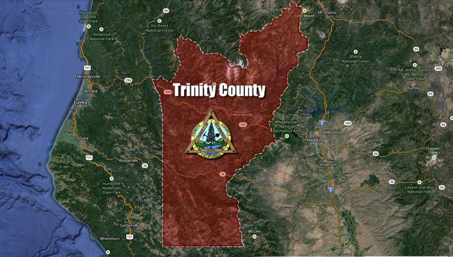 Trinity County map