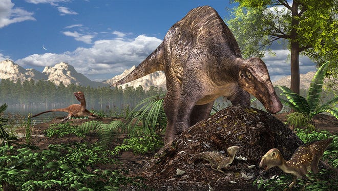 Dinosaurs built different nests, depending on where they lived