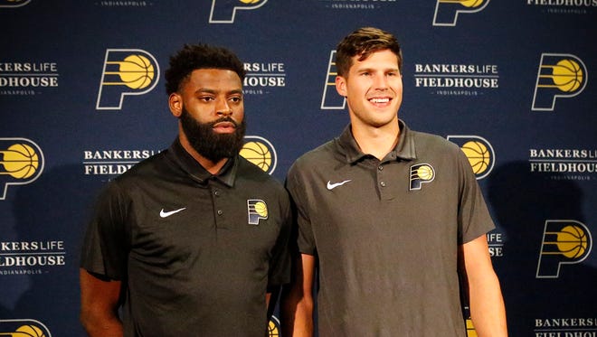 The Indiana Pacers signed guards Tyreke Evans and Doug McDermott.