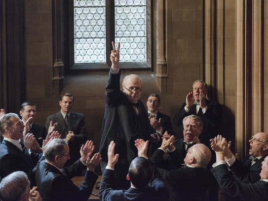 Gary Oldman stars in "Darkest Hour"