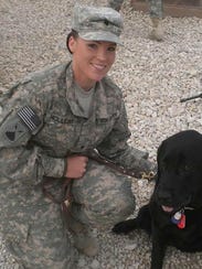 Nikkie Holliday during her time in the U.S. Army.