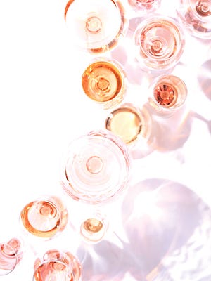 Rosé wines are tasty year round.