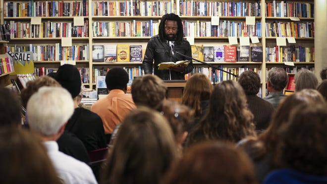 St. Paul writer Marlon James reads from "A Brief History of Seven Killings" at Common Good Books (now Next Chapter Booksellers) before social distancing ruled out in-person readings. {FILE PHOTO}