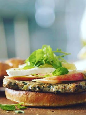 The Apple Brie Turkey Burger, one of the entrees offered by the Minnesota Renaissance Festival. The burger was a new item in 2016 and was successful enough to remain on the menu this year.