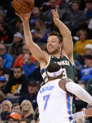 Matthew Dellavedova's skills as a passer have led to him recording 19 assists and just one turnover during the Bucks' past two games.