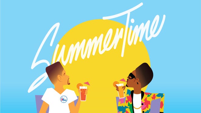 Xavier Payne, "Summertime," digital print.