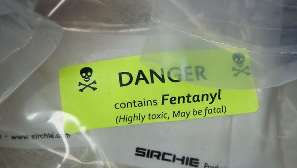 Bags of heroin, some laced with fentanyl, are...