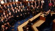 President Trump speaks before a joint session of Congress