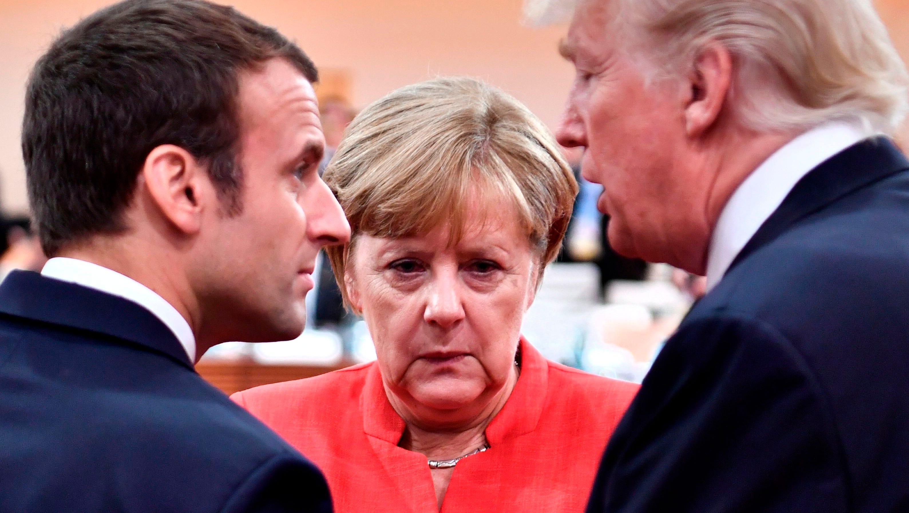 Trump Tussles With German Chancellor Merkel Over Iran And Trade