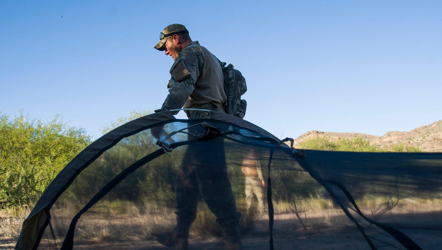 Border vigilantes, and the wall they might be watching