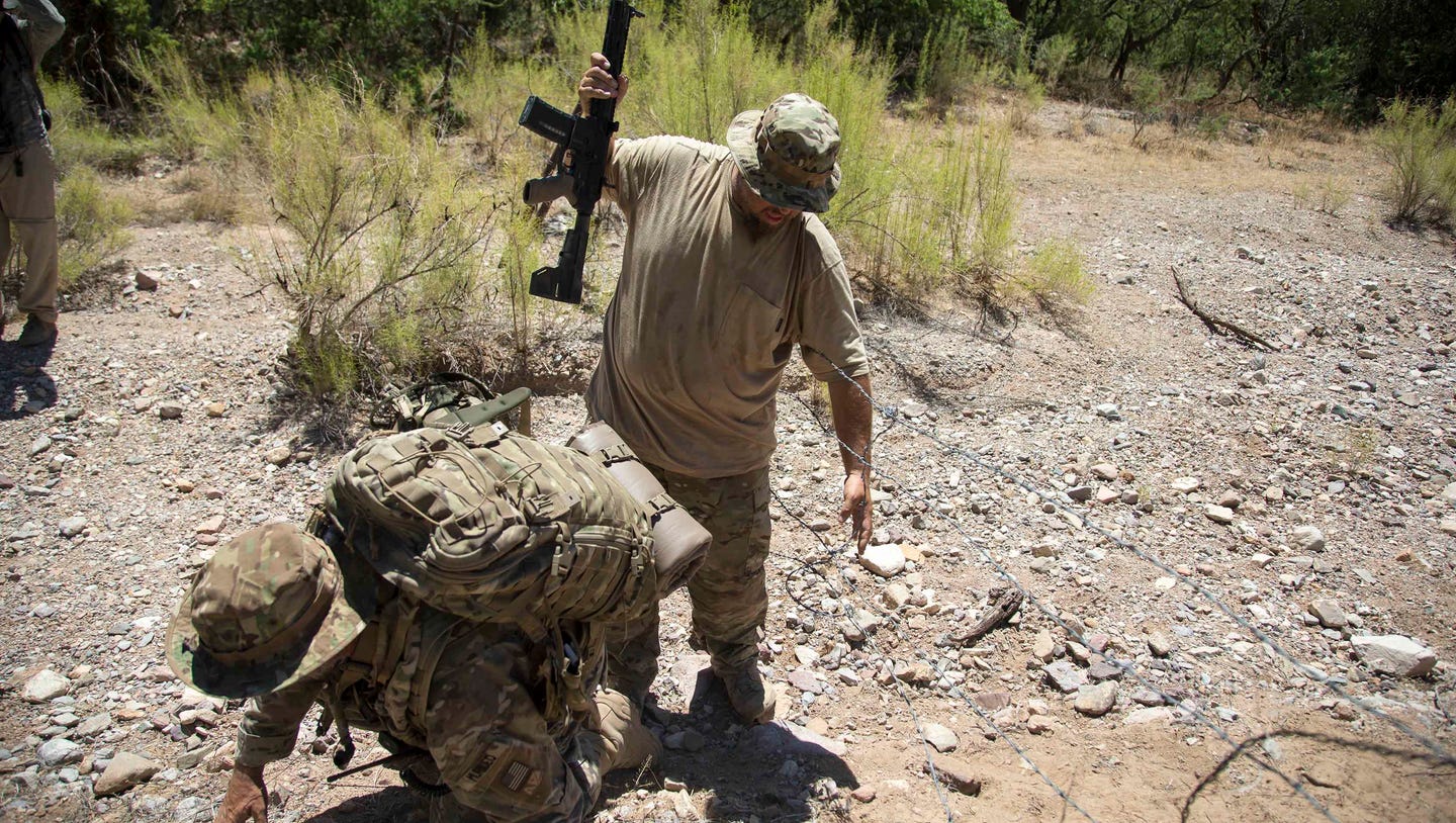 Border vigilantes, and the wall they might be watching