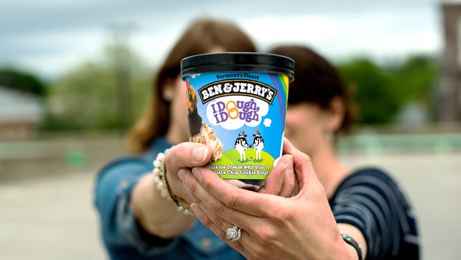 Ben & Jerry's temporarily renamed its chocolate chip cookie dough ice cream as I Dough, I Dough.
