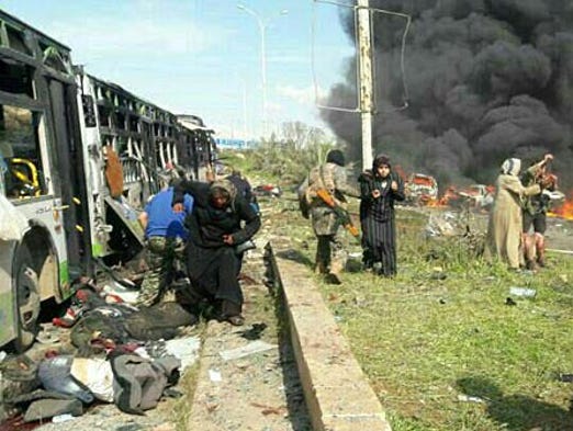 A handout photo made available by Syrian Arab News
