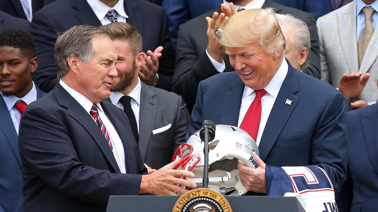 Trump details the letter he received from Bill Belichick