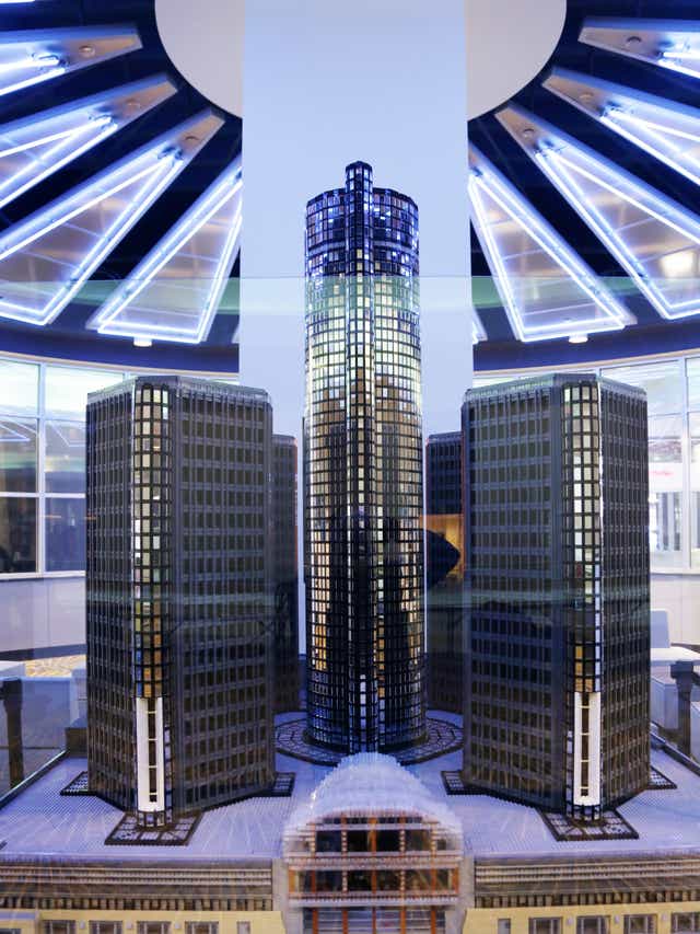 Renaissance Center Made Of Legos Unveiled At Auto Show
