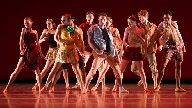 Members of CB II, Cincinnati Ballet's second company, perform "Zoofari," created by Cincinnati choreographer Heather Britt, for the company's appearance at the Cincinnati Zoo's iconic fundraising event in 2013. Here, they are seen performing the work as part of "Ballet Toybox" at the Aronoff Center.