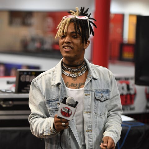 XXXTentacion appears at a 2017 event.