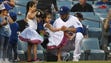 Sept. 6: Dodgers first baseman Adrian Gonzalez hangs