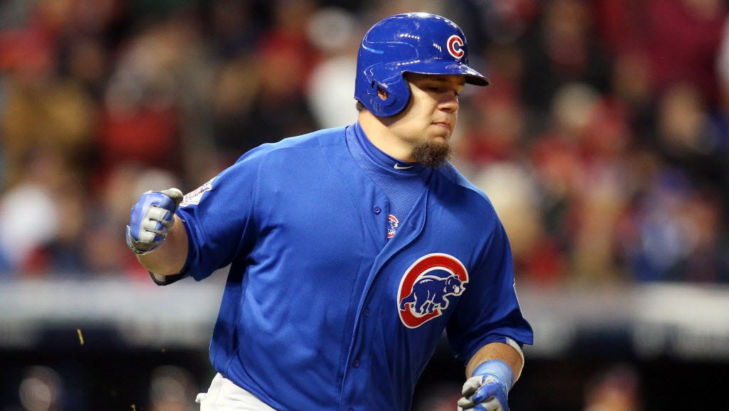 Kyle Schwarber a Cubs legend in World Series