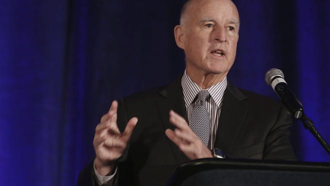 California Gov. Jerry Brown should press state lawmakers to shore up CalPERS finances, the San Jose Mercury News opines.
